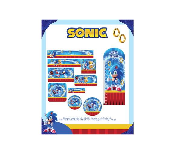 Arquivo Digital Etiquetas Escolares Sonic