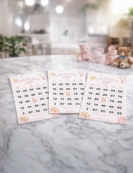 Arquivo Cartelas Bingo Chá de Bebê Personalizado