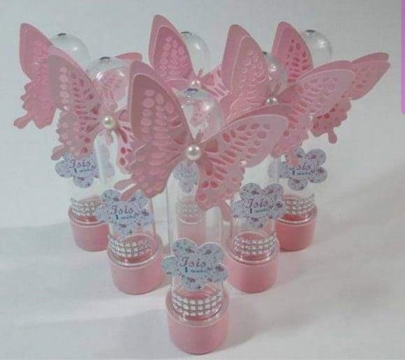Arquivo Digital Borboleta Dupla Vazada Rosa