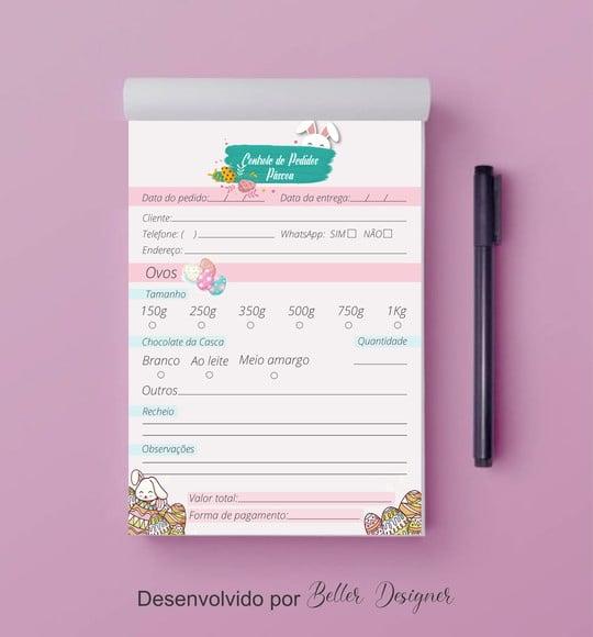 Arquivo Digital Bloco de Pedidos Páscoa