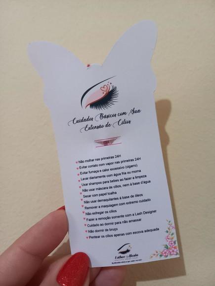 Arquivo Digital Borboleta Porta Escova De Cílios + Cuidados