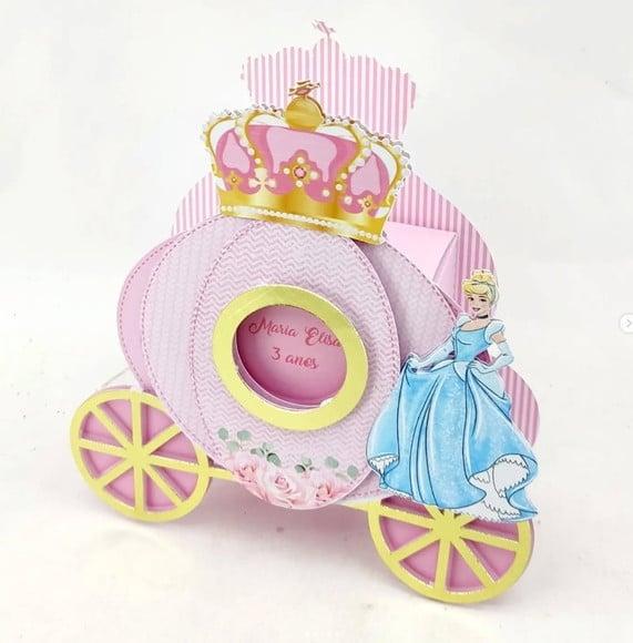 Arquivo Digital Caixinha Carruagem Princesa
