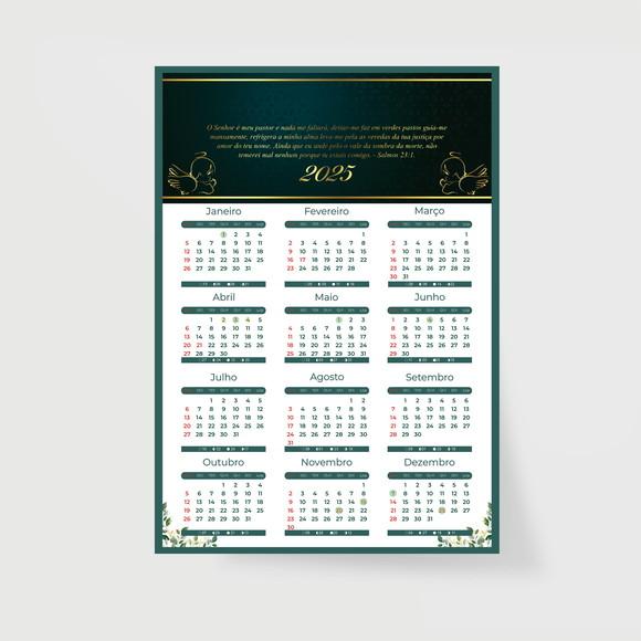 Arquivo Digital Calendário 2025 A4