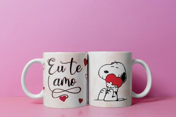 Arquivo Digital Caneca Eu Te Amo Snoopy