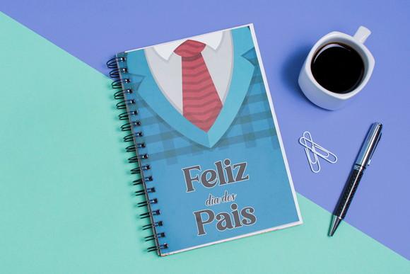 Arquivo Digital Capa Bloquinho para Anotações Dia dos Pais