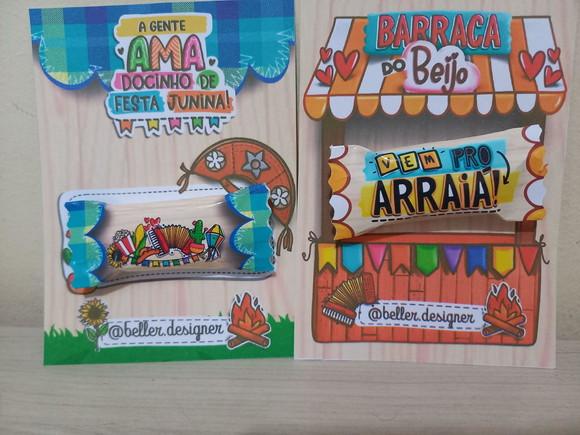 Arquivo Digital Card porta Balinhas Festa Junina