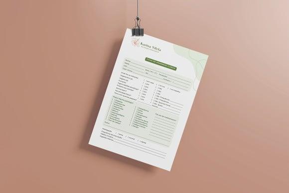 Arquivo Digital Ficha De Anamnese Clínica