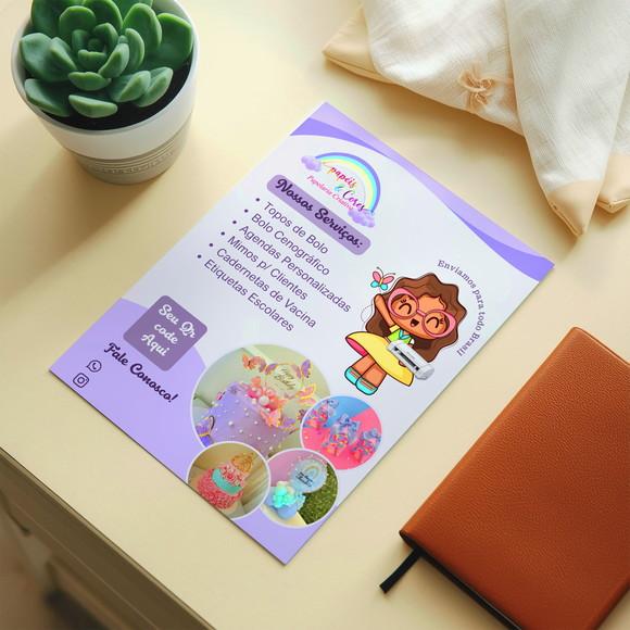 Arquivo Digital Flyer Papelaria Personalizazada