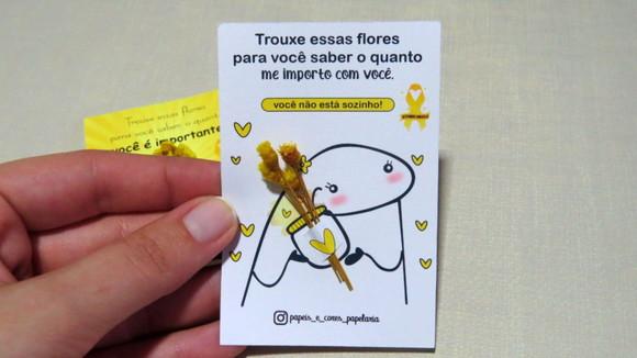 Arquivo Digital Kit Card Setembro Amarelo Porta Sempre Viva