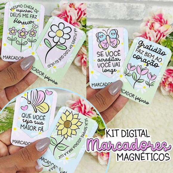 Arquivo Digital Marcadores Magnéticos (marca Páginas)