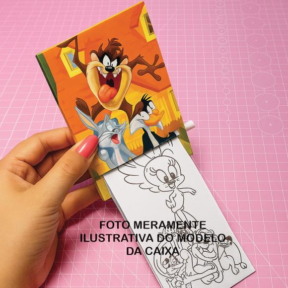 Arquivo Digital Molde Caixinha com Desenhos para Colorir