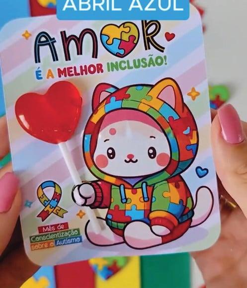 Arquivo Digital Porta Pirulito Conscientização do Autismo