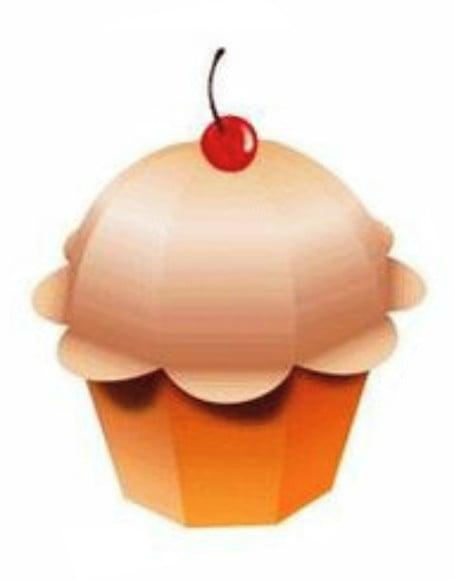Arquivo Kit Digital Molde Limpo Caixa Cup Cake