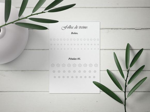 Folhas De Treino Para Decoração 3d Acrílico Pdf
