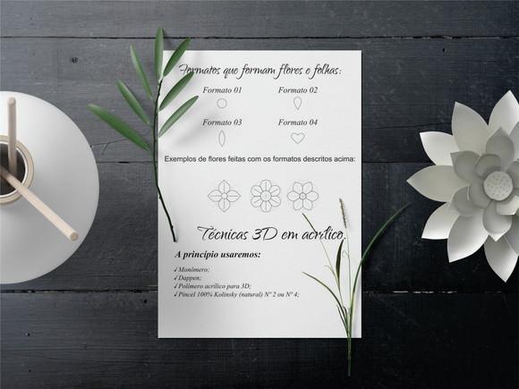 Folhas De Treino Para Decoração 3d Acrílico Pdf