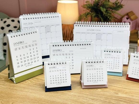 Kit Arquivo Digital Calendários Neutros 2026