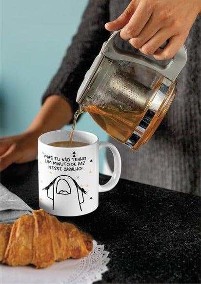Kit Digital Arte Caneca Flork Sincero