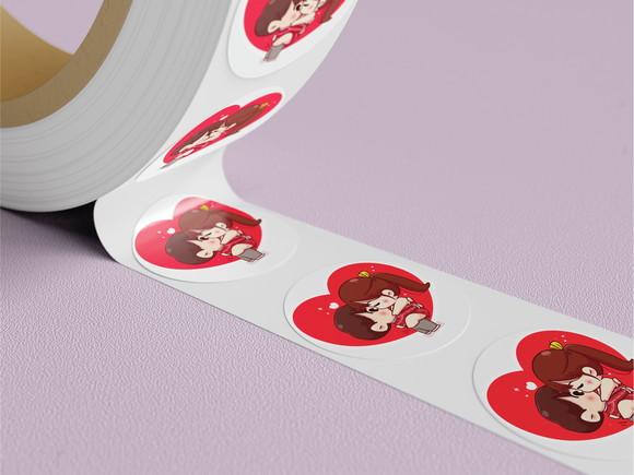 Kit Digital Adesivos Dia dos Namorados