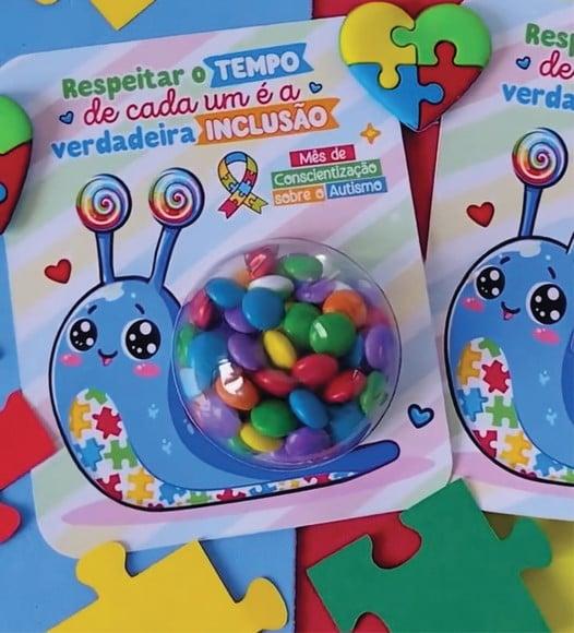 Kit Digital Card Caracol Concientização do Autismo