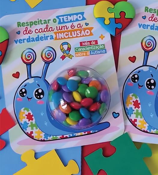 Kit Digital Card Caracol Concientização do Autismo