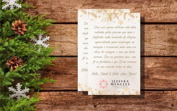 Kit Digital Cartões Elegantes Natal