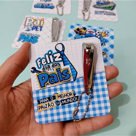 Kit Porta Cortador de Unhas Dia dos Pais 12 Modelos