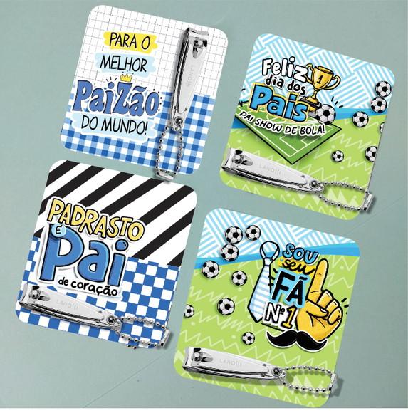 Kit Porta Cortador de Unhas Dia dos Pais 12 Modelos