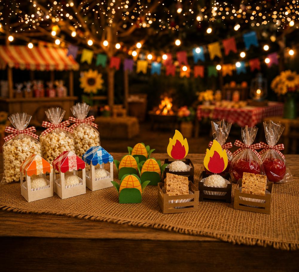 Arquivo Digital Kit Forminhas de doces festa junina