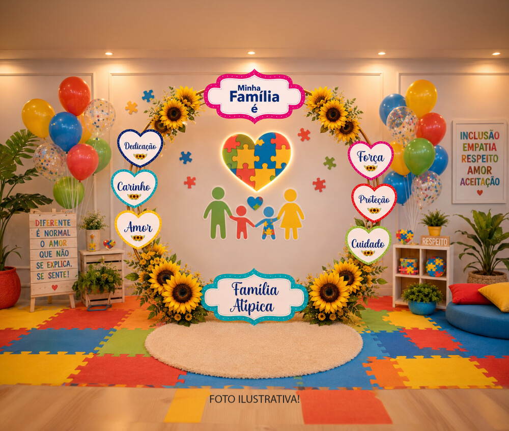 Arquivo Digital arco fotográfico Família Atípica