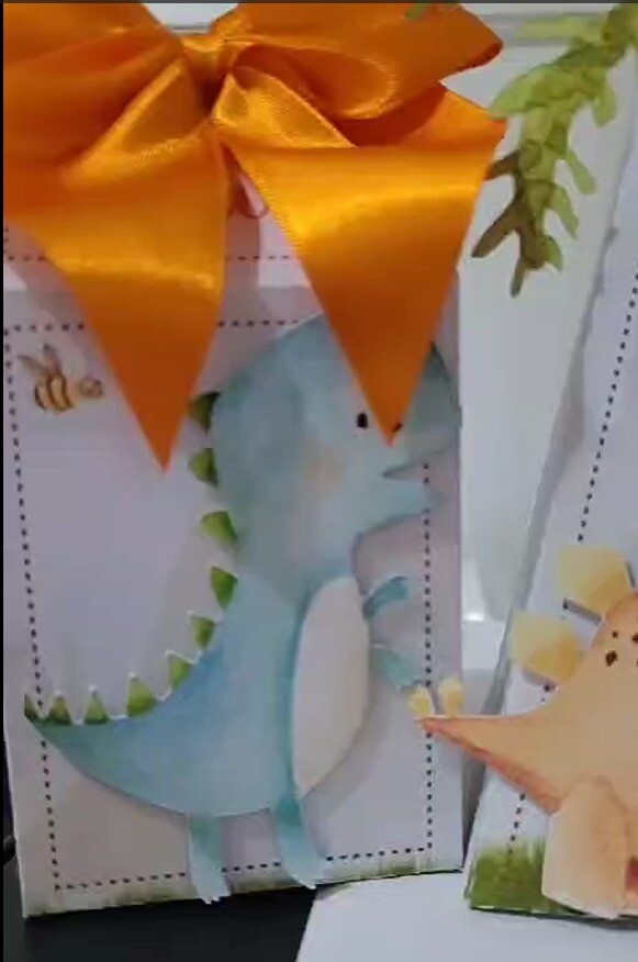 Kit Digital Dino Cut Aquarela