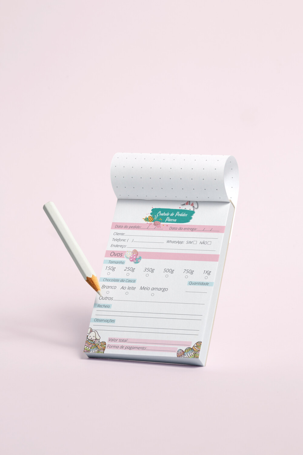 Arquivo Digital Bloco de Pedidos Páscoa