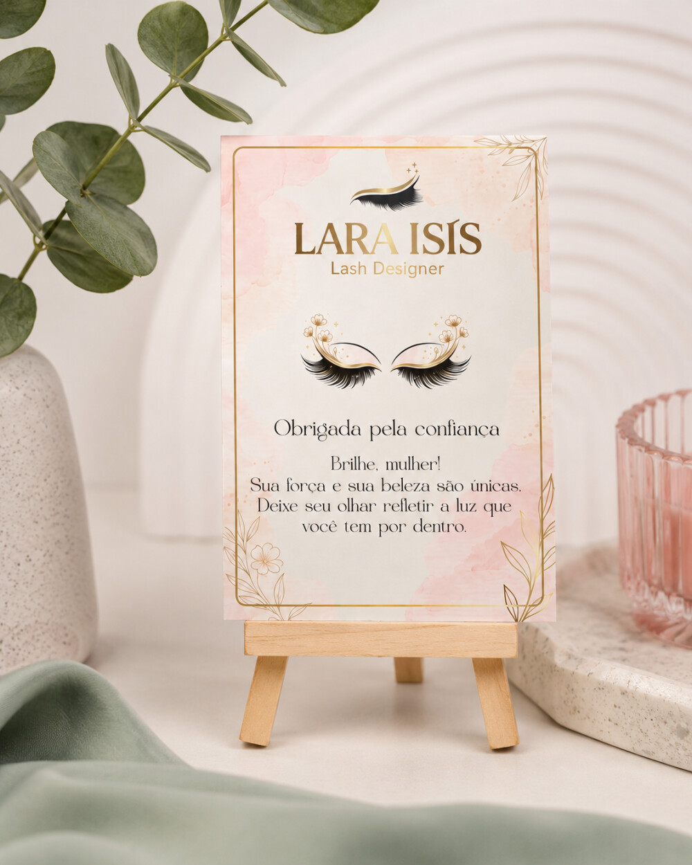 Arquivo Digital Cuidados com Extenção de Cílios - Lashe Design