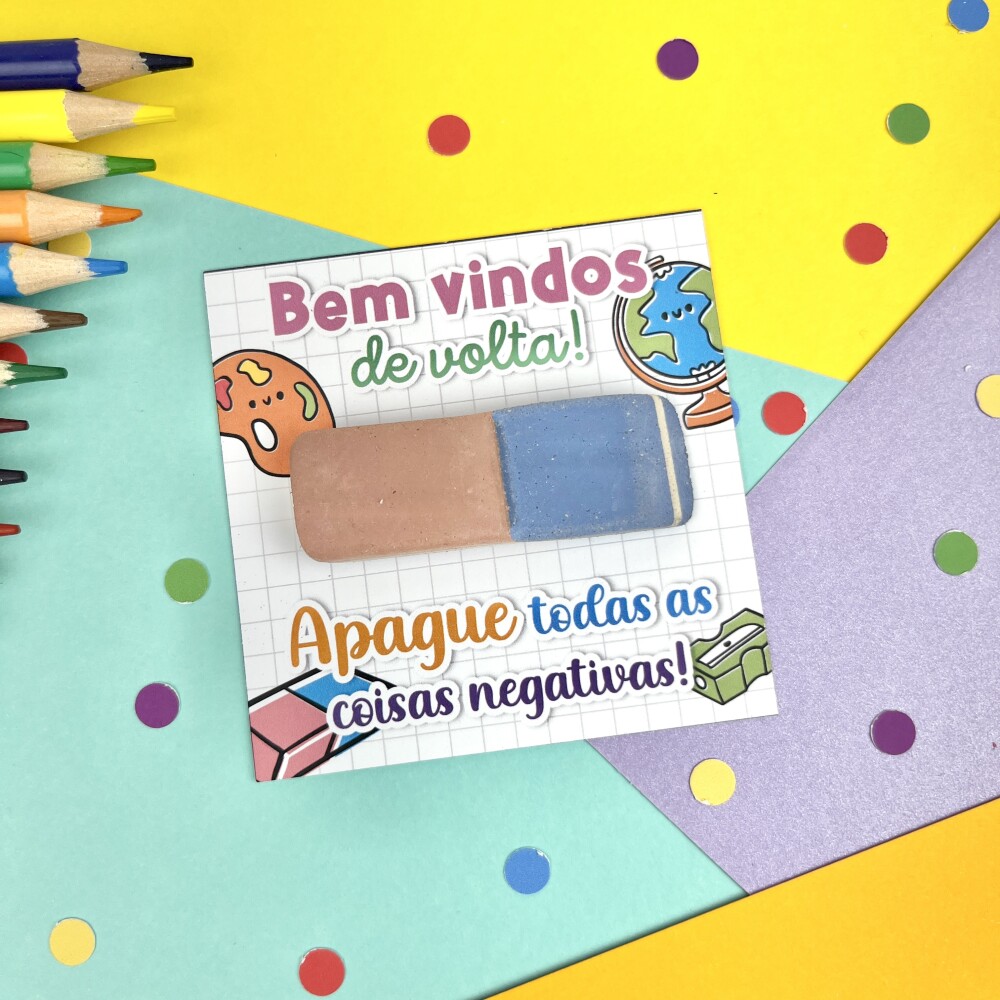Arquivo Digital Card Borracha -Volta às Aulas