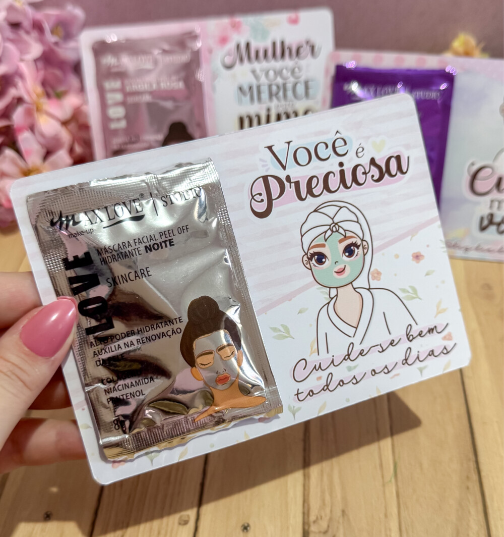 Arquivo Digital Card para máscara facial