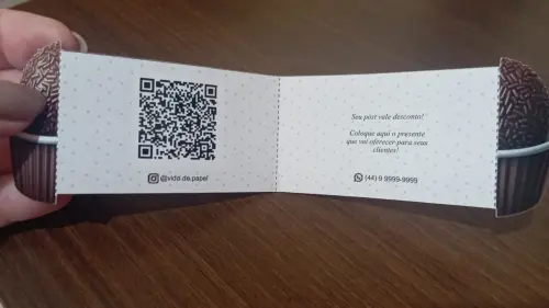 Kit Arquivo Digital Cartão de Visitas Doces Retrovisor