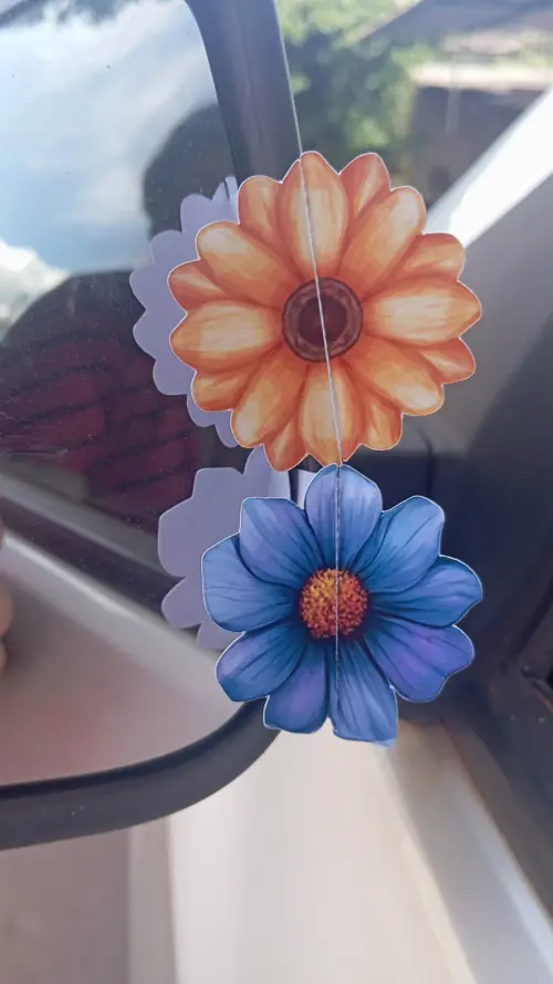 Kit Arquivo Digital Cartão de Visitas Flores Retrovisor