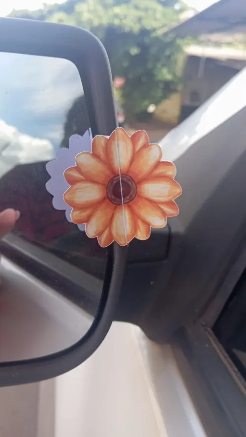 Kit Arquivo Digital Cartão de Visitas Flores Retrovisor