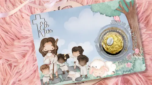 Arquivo Digital 4 Artes para Blister Páscoa Cristã