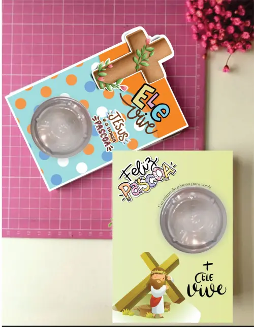 Arquivo digital 4 artes para blister páscoa