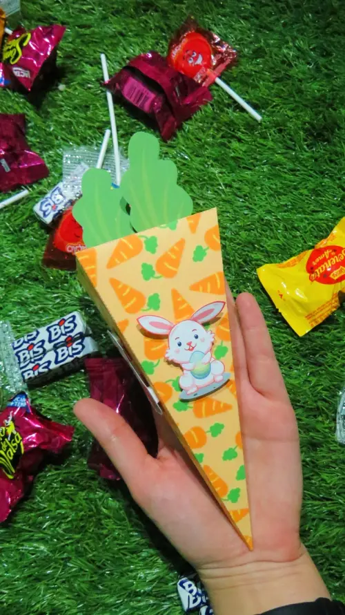 Arquivo Digital Caixa porta doces Cenoura