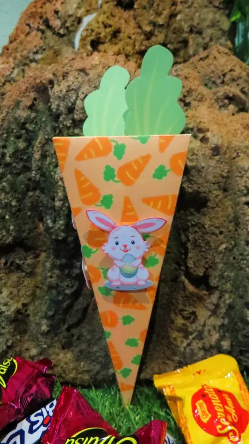 Arquivo Digital Caixa porta doces Cenoura