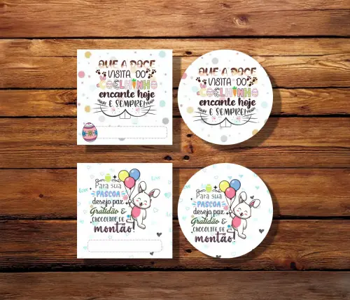 Arquivo Digital Coleção Adesivos páscoa