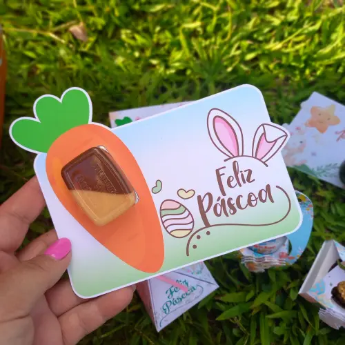 Arquivo Digital Kit Páscoa ( porta blister + porta nucita + porta kinder)