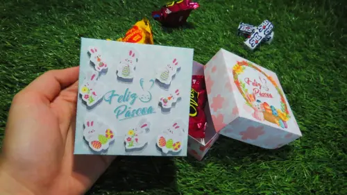 Arquivo Digital Caixa páscoa 4 doces