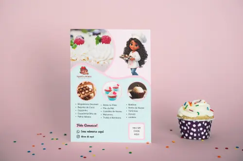 Arquivo Digital Flyer Confeitaria (canva)