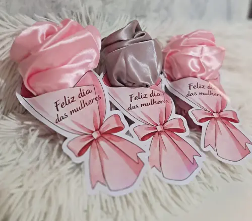 Arquivo Digital Buquê Rosa - Dia da Mulher