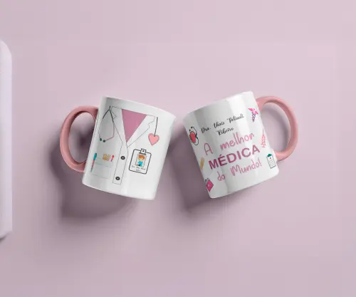 Arquivo Digital Caneca "melhor Médica"