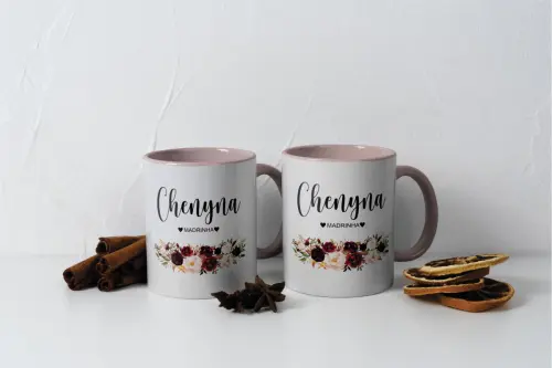 Kit Digital Artes Canecas Pai, Madrinha e Padrinho