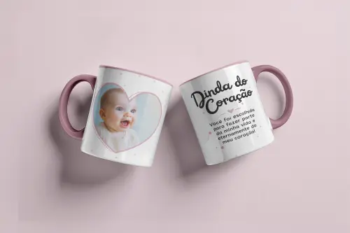 Arquivo Digital Arte para Caneca Dinda (madrinha)
