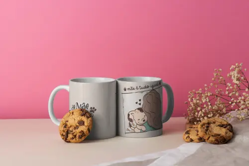 Arquivo Digital Arte para Caneca Mãe de Pet